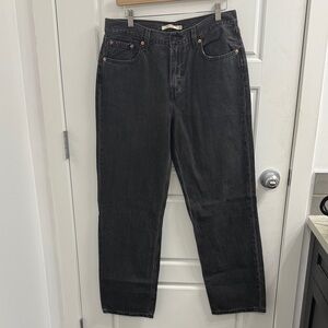 Levi's Black Straight Leg Jeans for Women